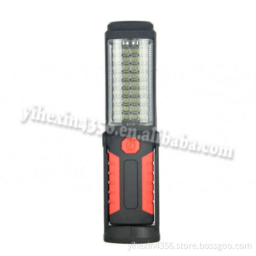 2017 Hot Sale 36+5LED Bright Magnetic & 360 Degree Rotating Stent Torch Flashlight With Magnet